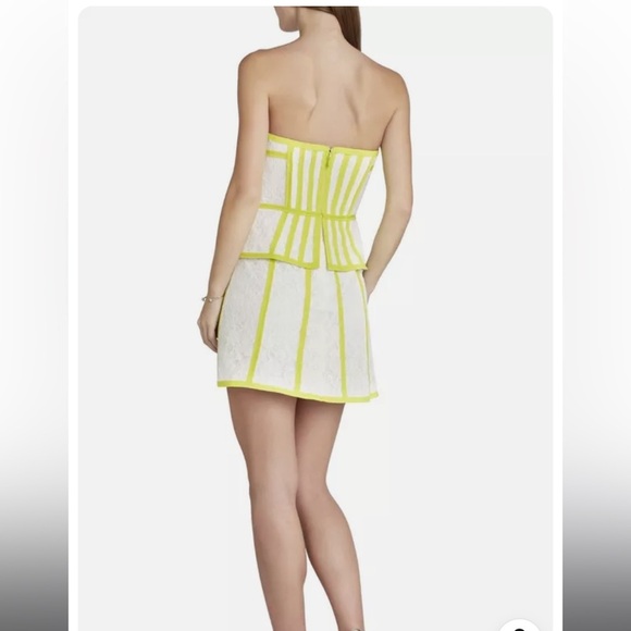 BCBGMAXAZRIA Strapless Lace Detailed Dress - Picture 6 of 14